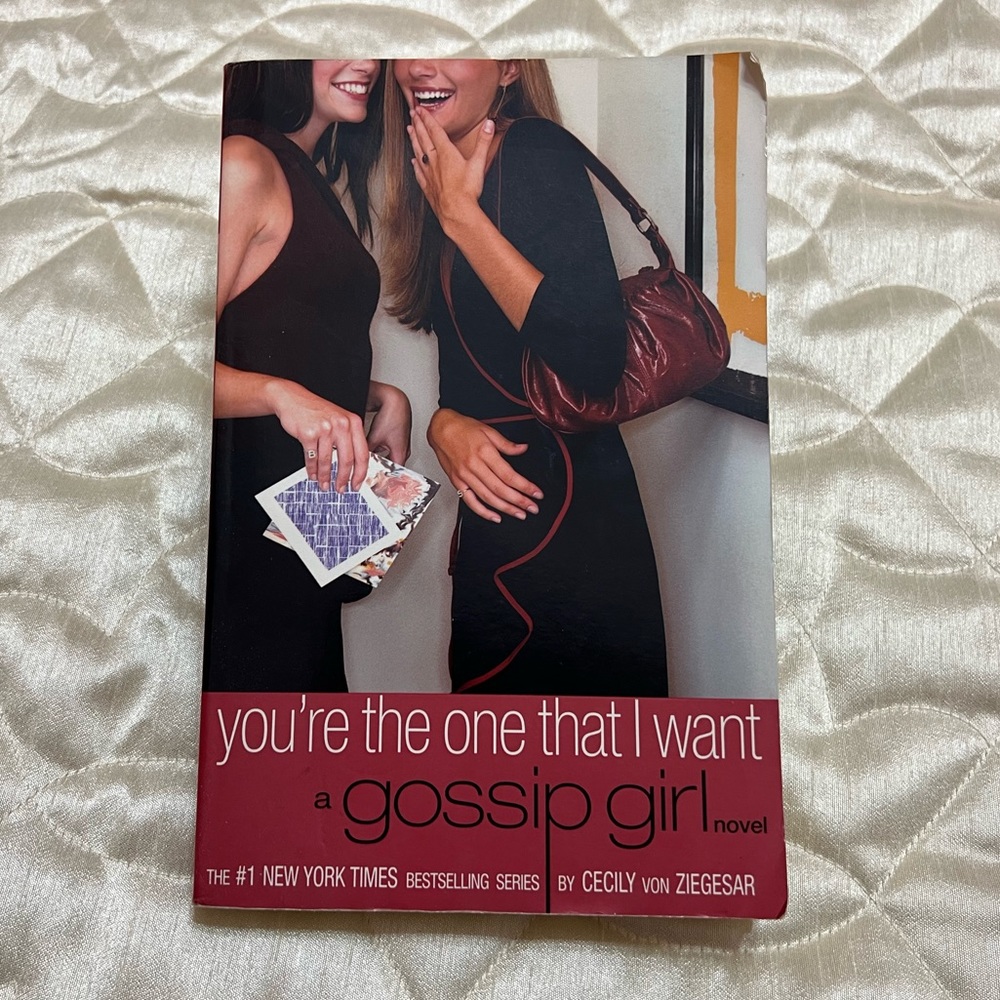 Gossip Girl Novel You Are The One That I Want New York Times Best Selling Book